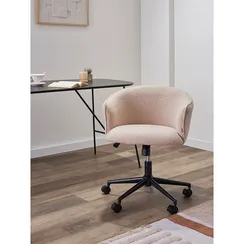 Стул на колесиках Paal, бежевое букле