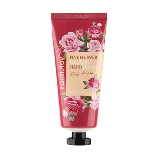 Крем для рук с экстрактом лепестков роз FARMSTAY Pink Flower Blooming Hand Cream Pink Rose 100 мл