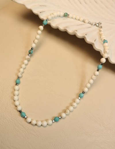 Чокер из турквенита "Бирюзовые капли"