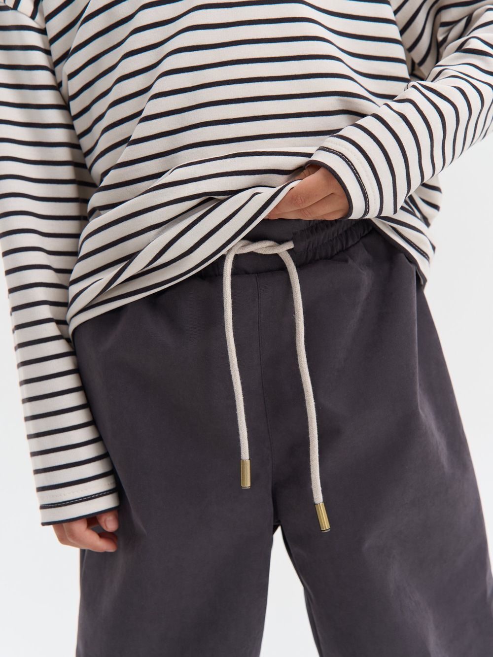 Брюки демисезонные мембранные свободного кроя "Графит"