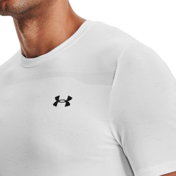 Мужское теннисное поло Under Armour Seamless T-Shirt Men - White, Black