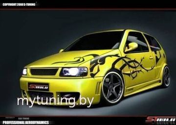 Передний бампер XS VW Polo 3 6N