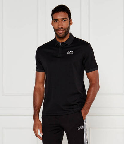 Поло EA7 - черный(6DPF09 PJOLZ)