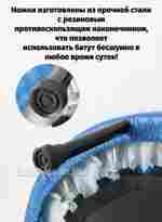 Каркасный батут, диаметр 4 фт, синий B-15732