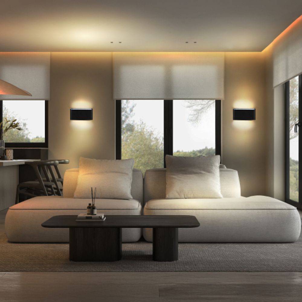 Светильник накладной светодиодный ЭРА WL41 BK 10Вт 3500К IP54 черный для интерьера и фасадов зданий