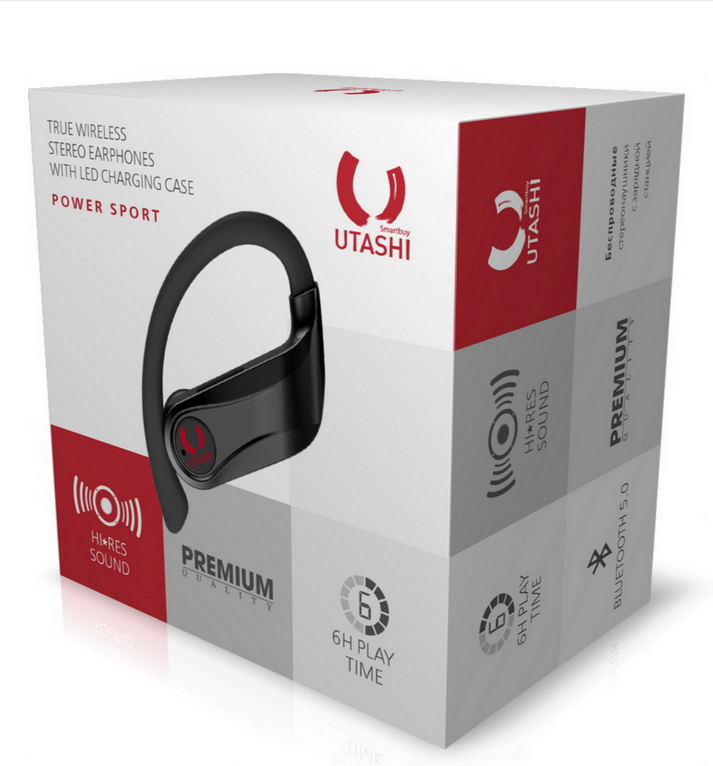 Наушники беспроводные Smartbuy UTASHI Power Sport