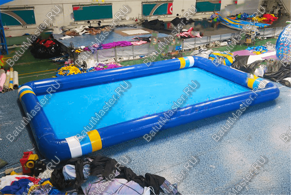 Бизнес-набор: Бассейн 6*6 м (1 шт), Водный роллер ПВХ (2 шт),насос (1 шт)