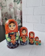 Матрёшка с собачкой 10см 5мест