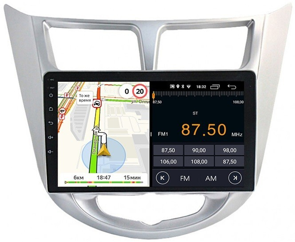 Магнитола для Hyundai Solaris 2010-2016 - Parafar PF067FHD на Android 13, 8-ядер, 2Гб+32Гб, CarPlay, 4G SIM-слот