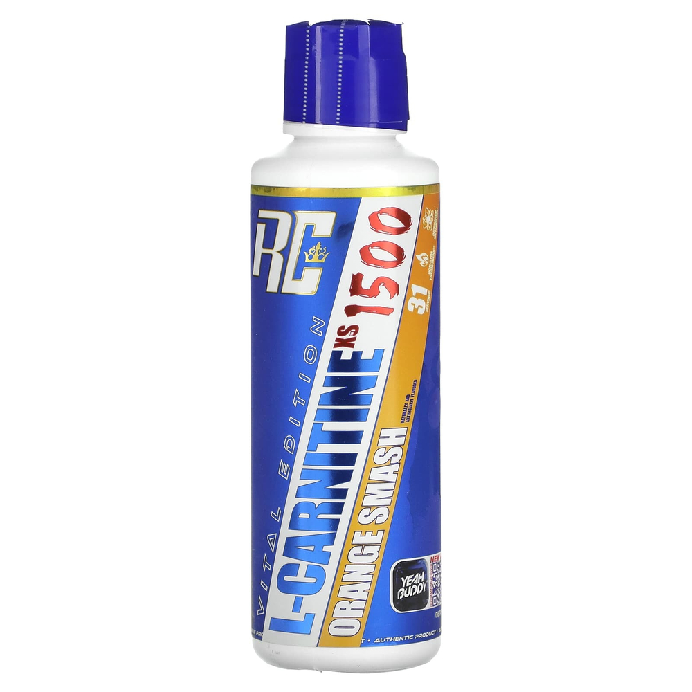 Ronnie Coleman, Vital Series, L-карнитин RS 1500, апельсиновый вкус, 473,28 мл (16 жидк. унций)