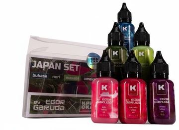 Японский Сет от Егора Гаруды (Краска Tattoo Ink)