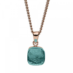 Колье Qudo Firenze blue apatite 400032.1 BL/RG