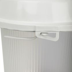 Светильник ЭРА НСП 02-100-001 без решетки Желудь сталь / стекло IP54 E27 max 100Вт 262х172 белый | Светильники НСП (Желуди)