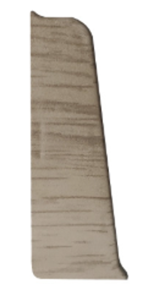 Заглушка для плинтуса левая ПВХ 70мм 7012