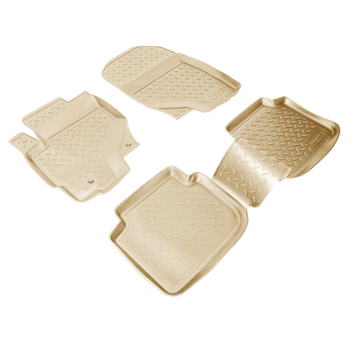 Ковры в салон Norplast/Unidec для Mitsubishi Colt (2004-2009)Полиуретан,Бежевый, арт.NPL-Po-59-20-B