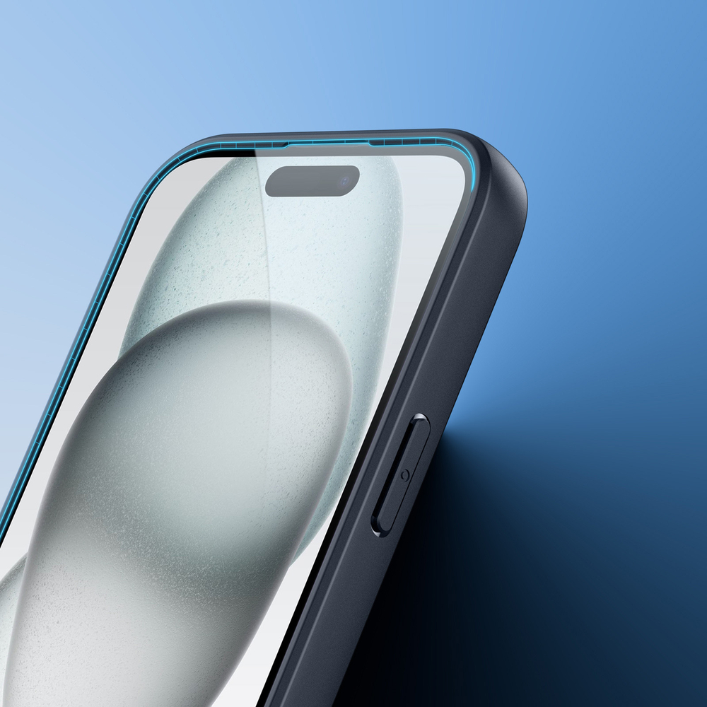 Чехол для iPhone 15 Plus, прозрачный с мягкими черными рамками, Dux Ducis, серия Aimo Series Case