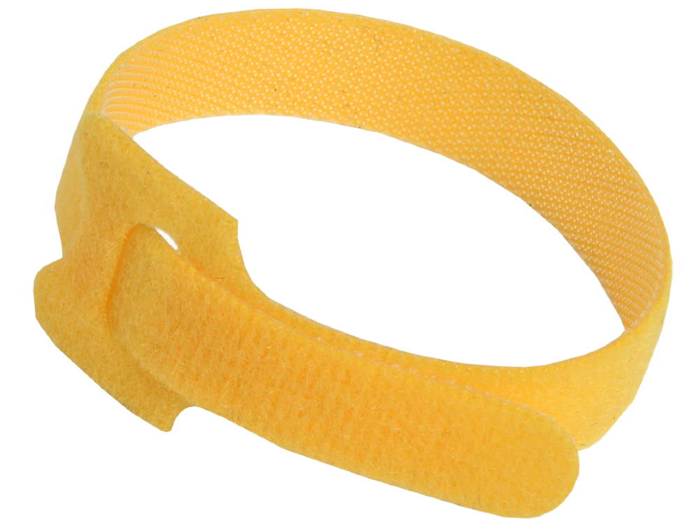 ХОМУТ-ЛИПУЧКА 14Х135ММ ЖЕЛТЫЙ 100ШТ