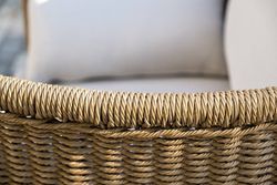 "Аликанте" лаунж-зона из искусственного ротанга, цвет соломенный