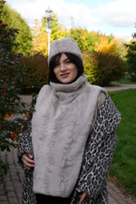 Манишка экомех свакара серый жемчуг