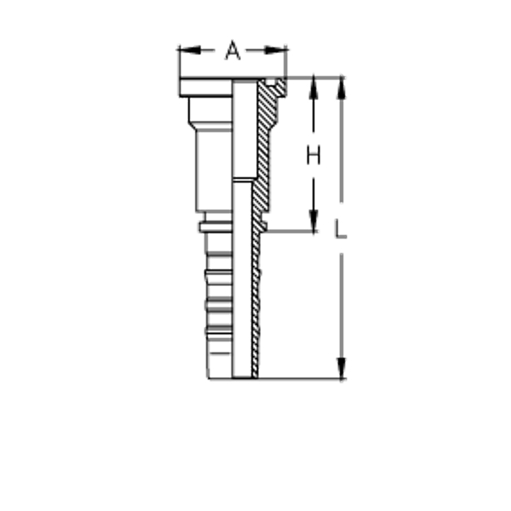 Фитинг DN 25 SFS 1.1/4 54 CS