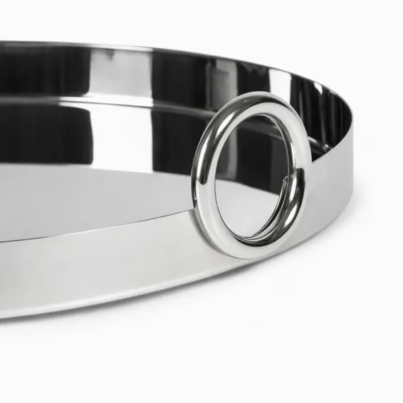 Поднос Roomy Ø50 см, серебристый