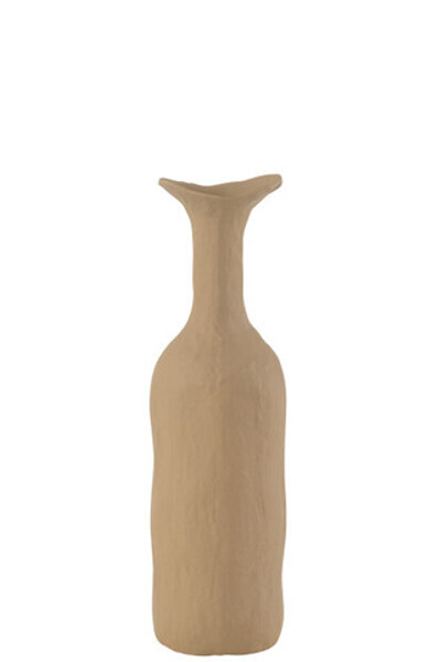 Ваза "Агра" беж большая 11.5x11.5x39см