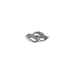 "Шифон" кольцо в серебряном покрытии из коллекции "Ателье" от Jenavi