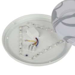 Светильник потолочный светодиодный ЭРА Классик без ДУ SPB-6 Slim 7 24-4K 24Вт 4000K