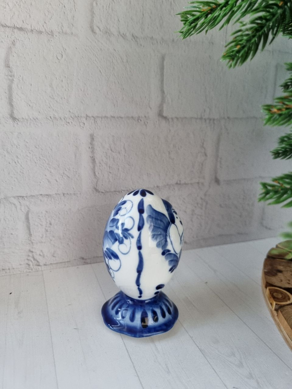 Яйцо пасхальное фигурка гжель