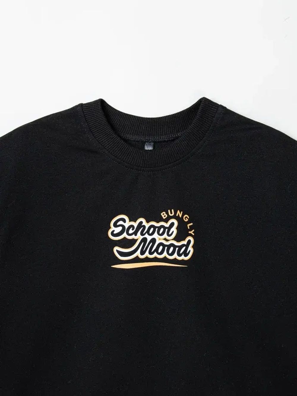 Свитшот облегченный "Уголь" с принтом 7+