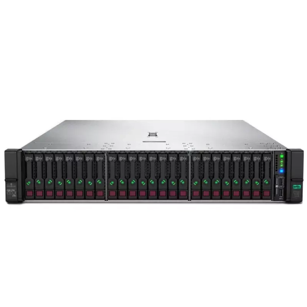 Сервер HPE DL380 Gen10 P24840-B21 (1xXeon4210R(10C-2.4G)/ 1x32GB 2R/ 24 SFF SC/ P408i-a 2GB +Exp/ 4x1GbE FL/ 1x800Wp/3y)