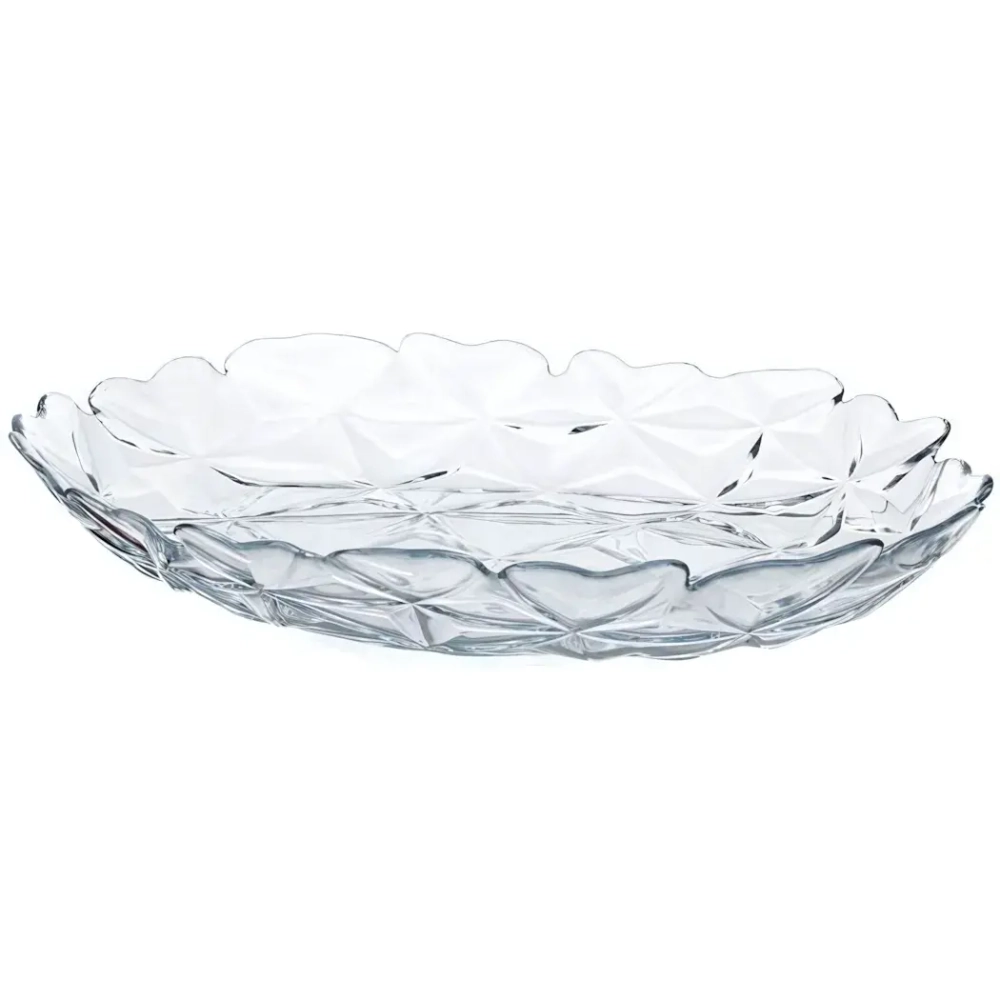 Блюдо сервировочное стеклянное 32,5*24,6см «ESTRELLA» 10717