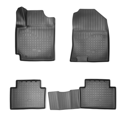 Ковры в салон Norplast/Unidec для Hyundai Kona (2017-)Полиуретан,Североамериканский рынок арт.NPA11-C31-372