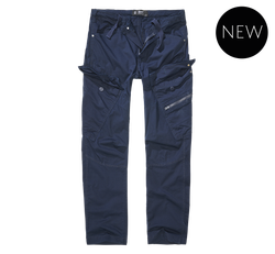 Brandit ADVEN SLIM FIT PANTS navy