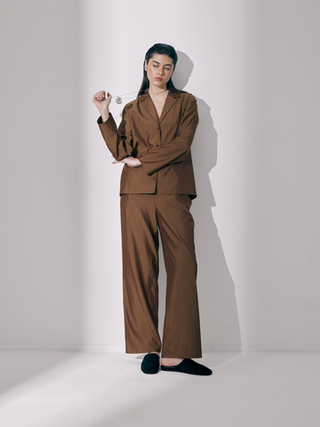 Petra Suit in Caramel