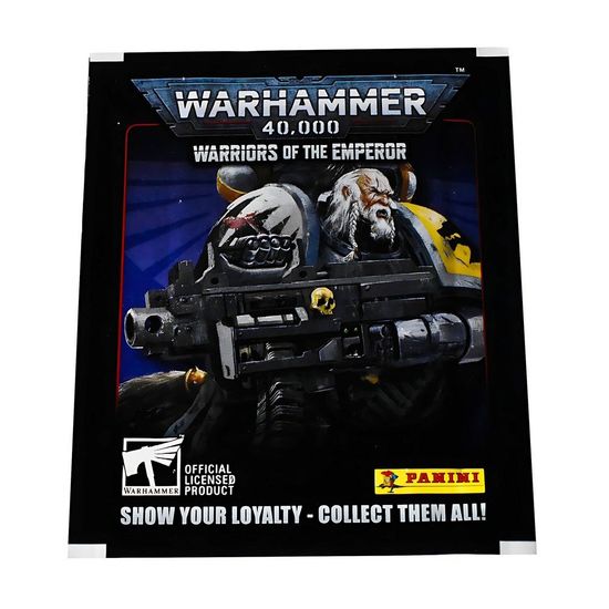 Бокс с наклейками Panini WARHAMMER 40 000, 50 пакетиков в боксе
