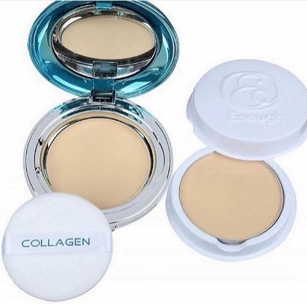 Увлажняющая коллагеновая пудра со сменным блоком Enough Collagen Hydro Moisture Two Way Cake №23.