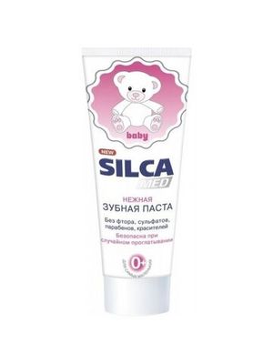 SILCAMED Детская зубная паста BABY 0+ 65гр