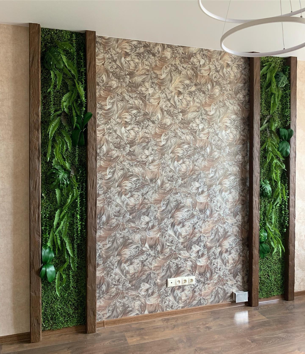 19.10. Панно из искусственной зелени.