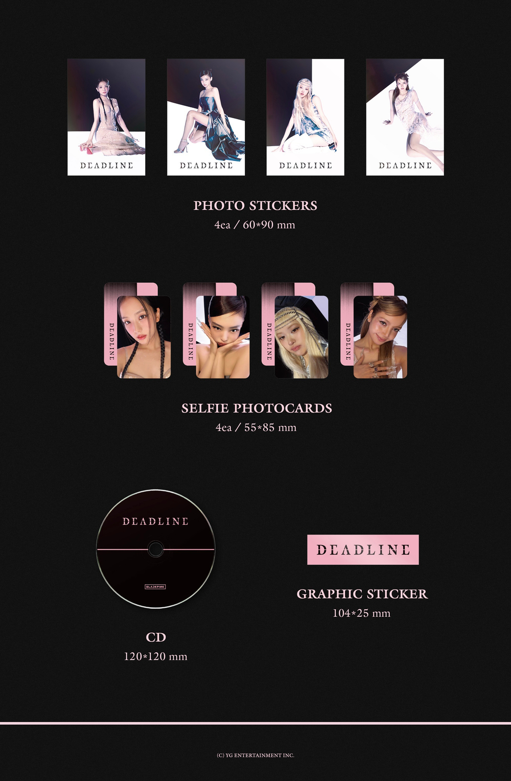 Альбом BLACKPINK 3rd MINI ALBUM [DEADLINE] (предзаказ от Weverse Shop)