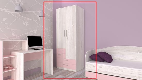 сосна винтерберг / розовый кварц