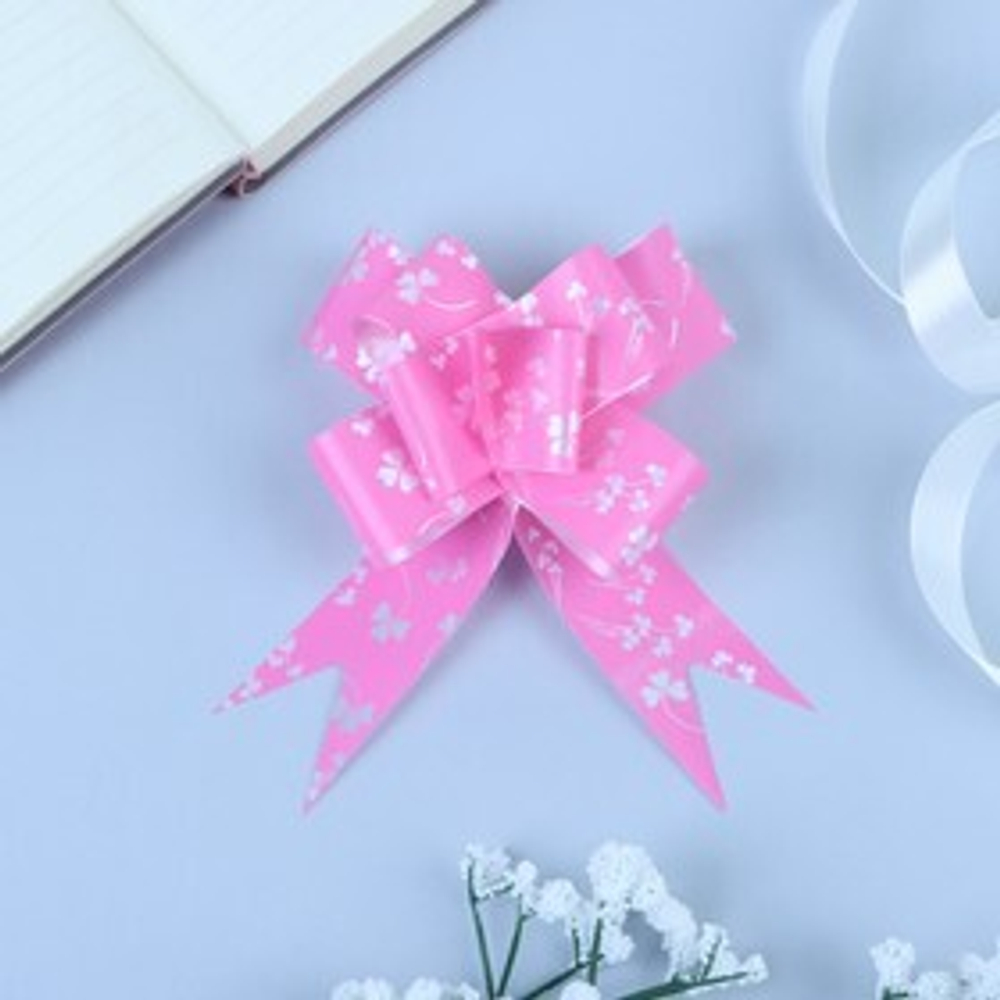 Бант - бабочка №3 розовый