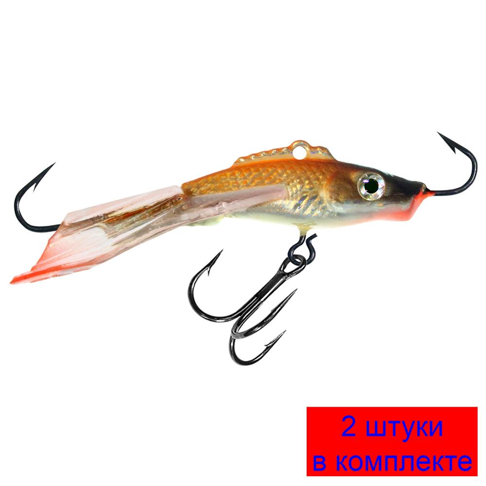 Балансир Бычок-3 48mm 003 (голубой пятнистик) 2 штуки 9 г.