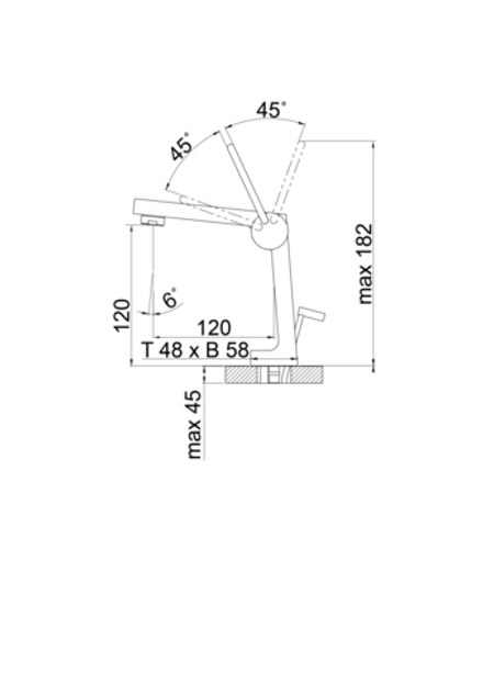 Смеситель для раковины Steinberg Серия 240 с керамическим картриджом, без сливного гарнитура 1 1/4“, с гибкими шлангами 3/8“, хром 240 1025