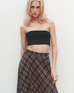 Bandeau Crop Top Black