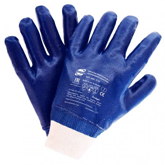 Перчатки нитриловые, облегченное покрытие. Arcticus 4401