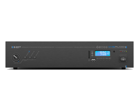 CVGAUDIO M-83Tm профессиональный микшер-усилитель, мощность 80W/100V