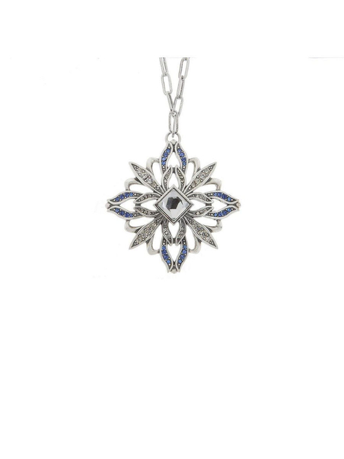 "Анхиза" подвеска в серебряном покрытии из коллекции "Презент" от Jenavi с замком карабин