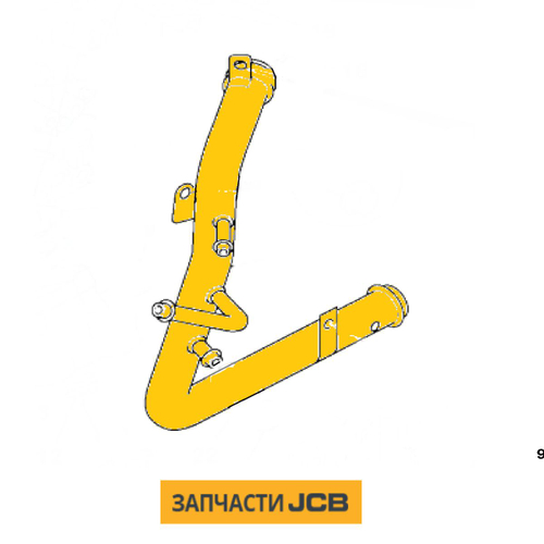 Труба охлаждения двигателя JCB 02/802530