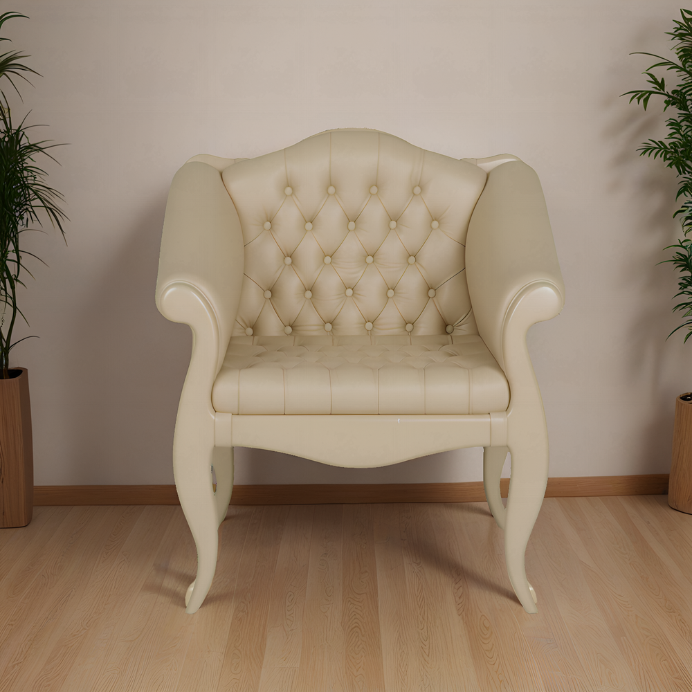 Кресло Марсель Айвори Беж